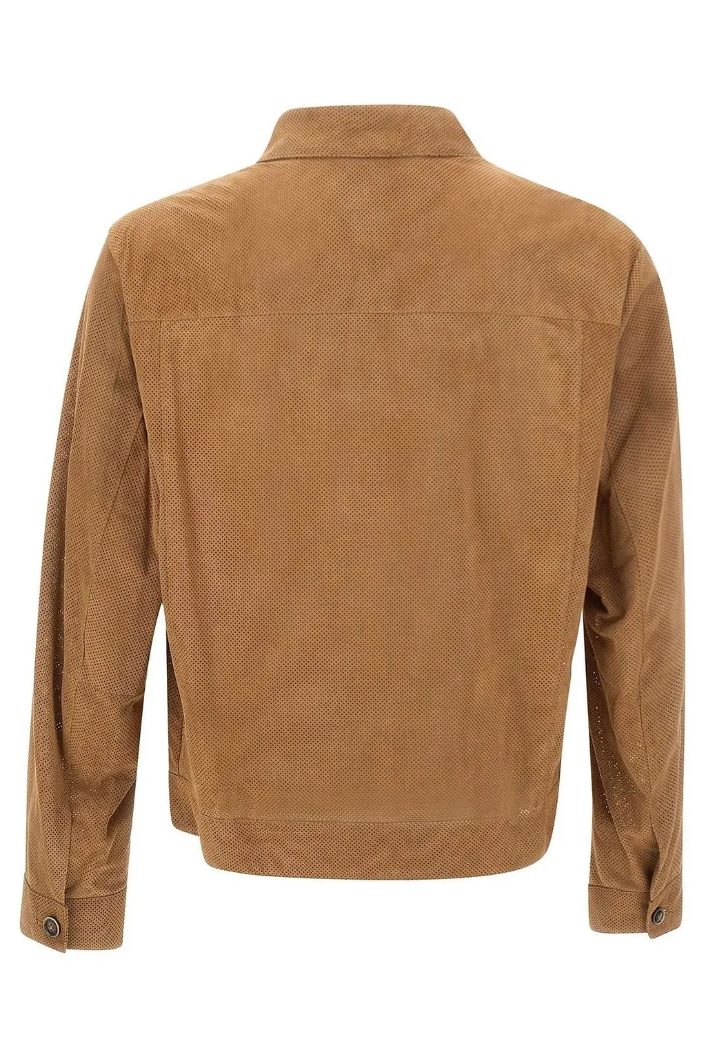 Hugo Boss Perforated Button-Up Jacket