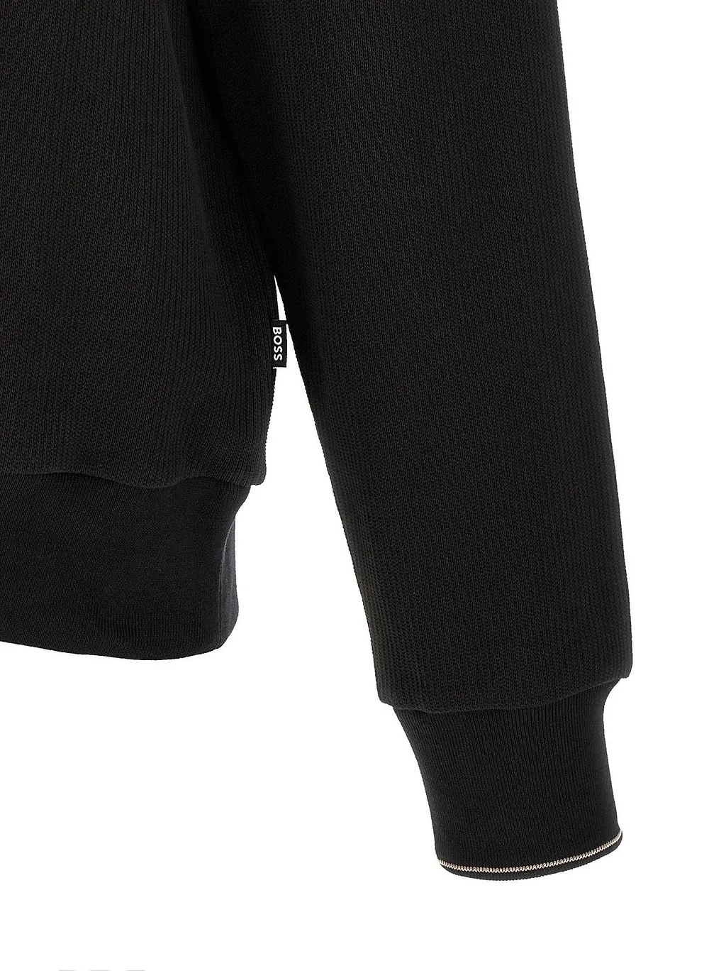Hugo Boss Ribbed Half Zip Sweatshirt