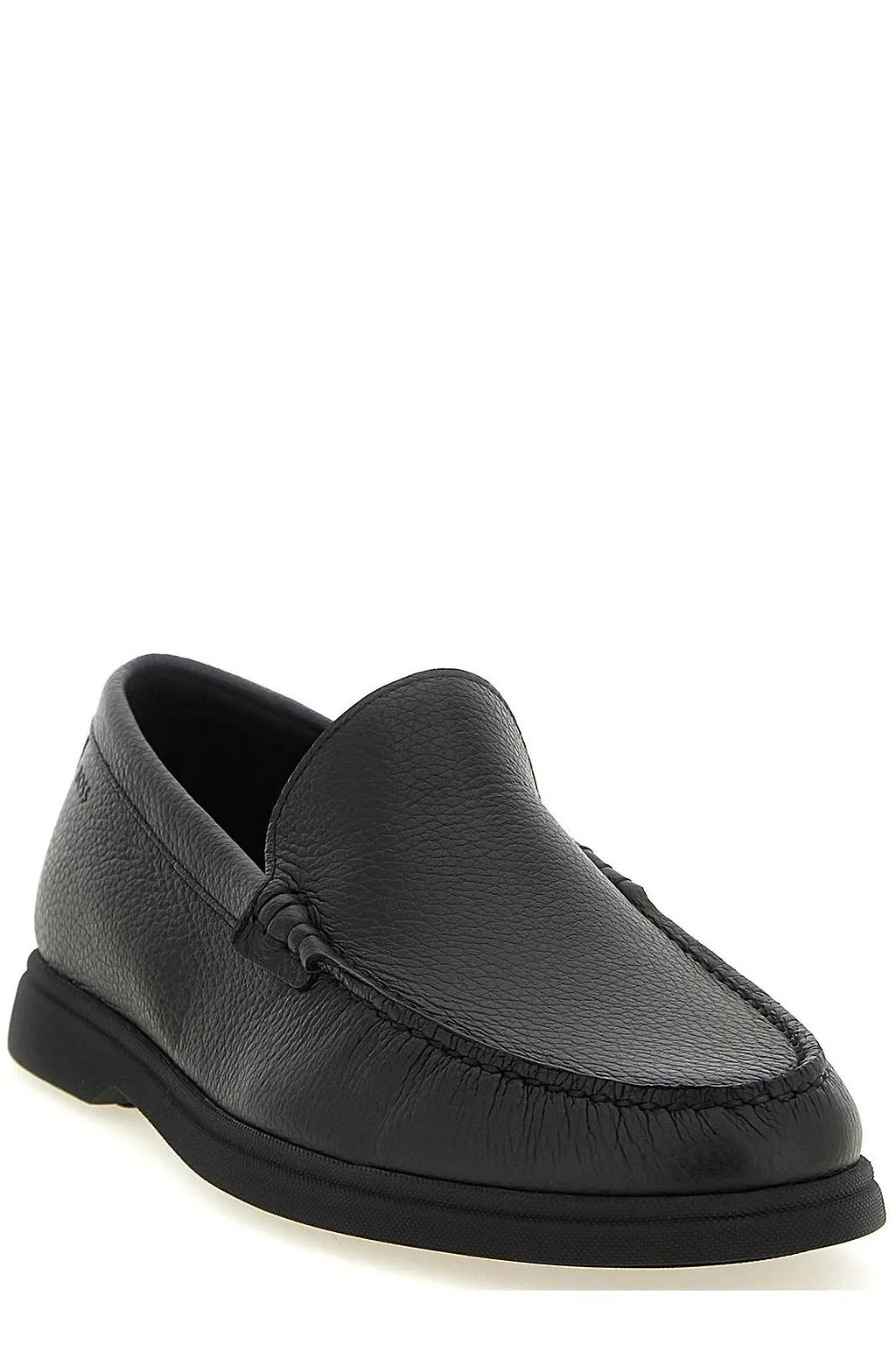 Hugo Boss Sienne Hammered Leather Loafers