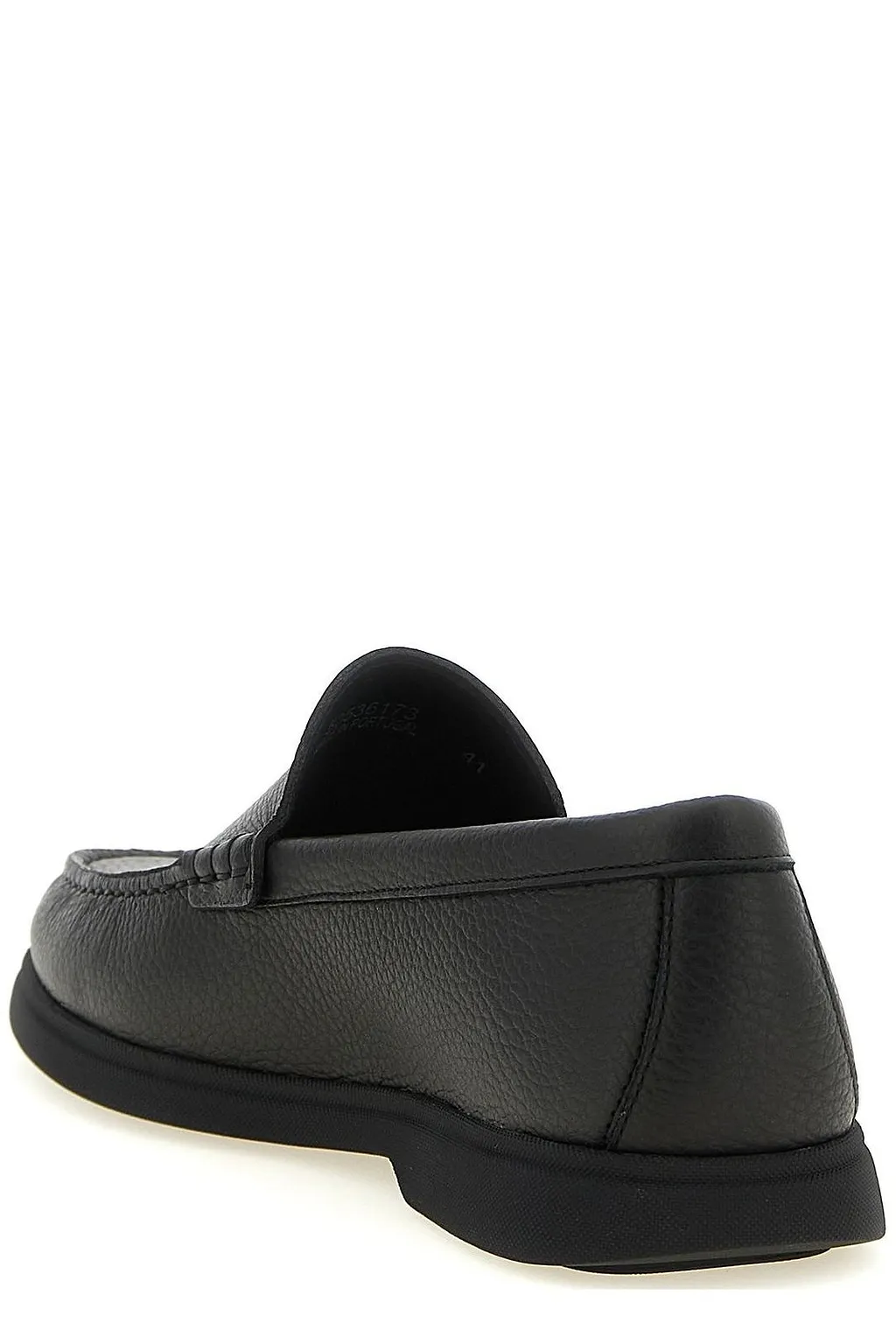 Hugo Boss Sienne Hammered Leather Loafers