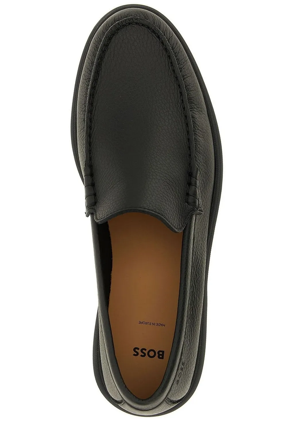 Hugo Boss Sienne Hammered Leather Loafers