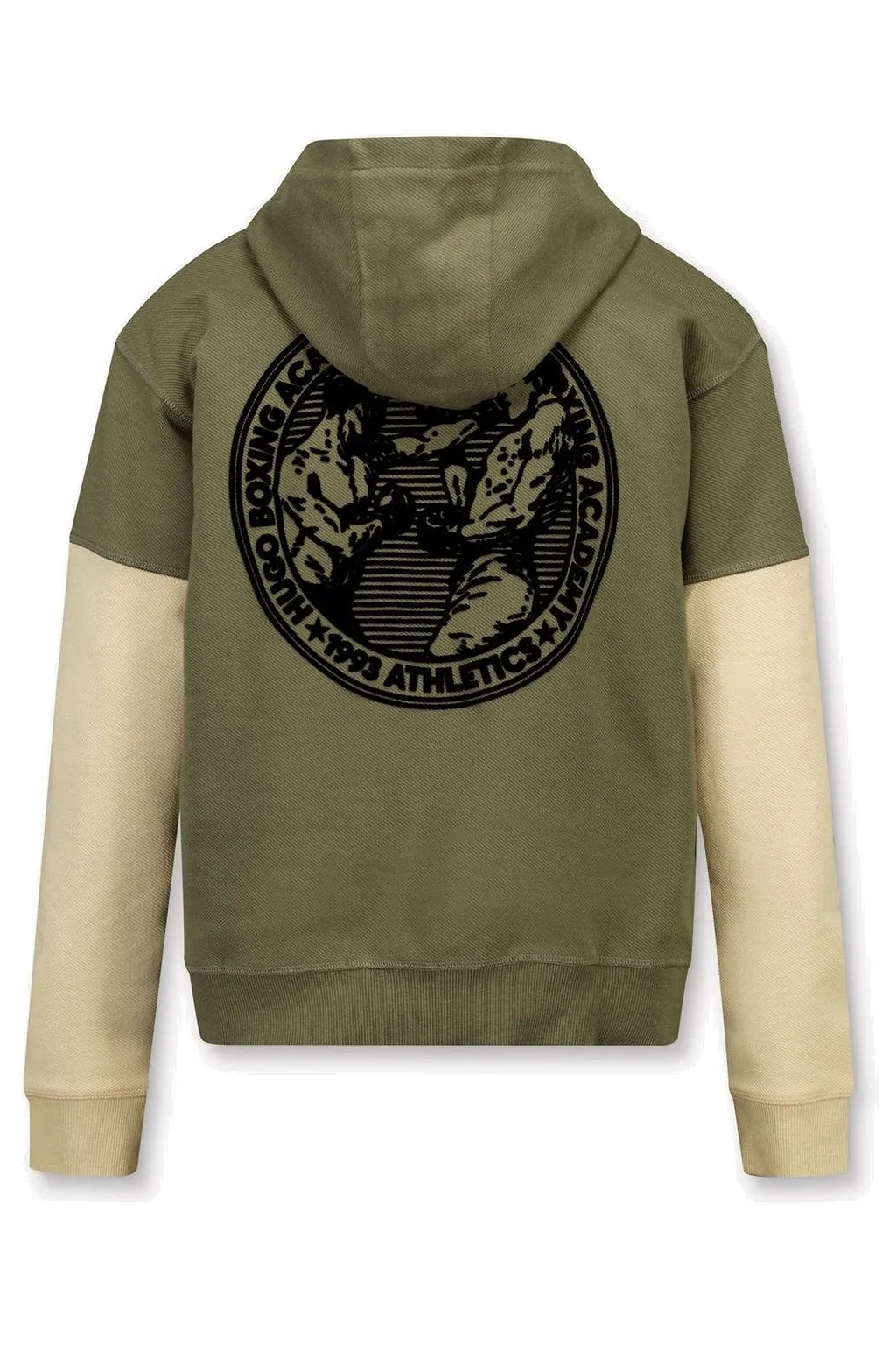 Hugo Kids Colour-Block Graphic Printed Hoodie