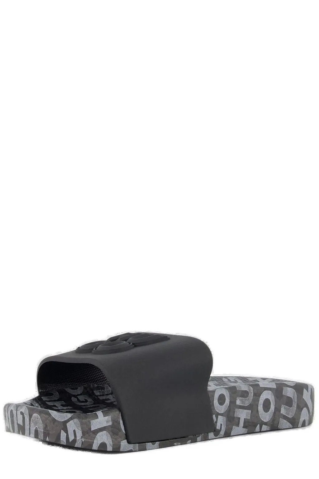 Hugo Kids Logo-Lettering Open Toe Slides