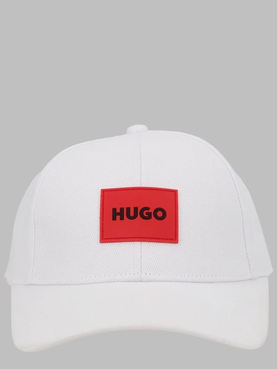 Hugo Kids Logo Patch Baseball Hat