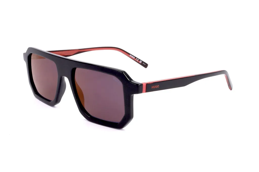 Hugo Rectangular Frame Sunglasses