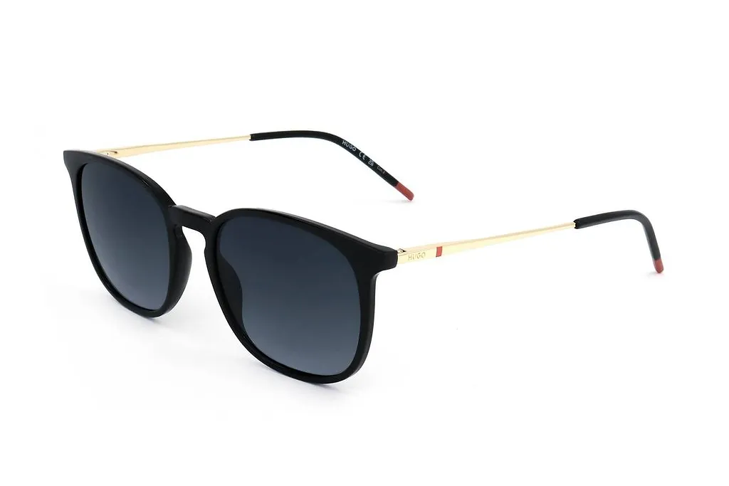 Hugo Rectangular Metal-Temple Sunglasses