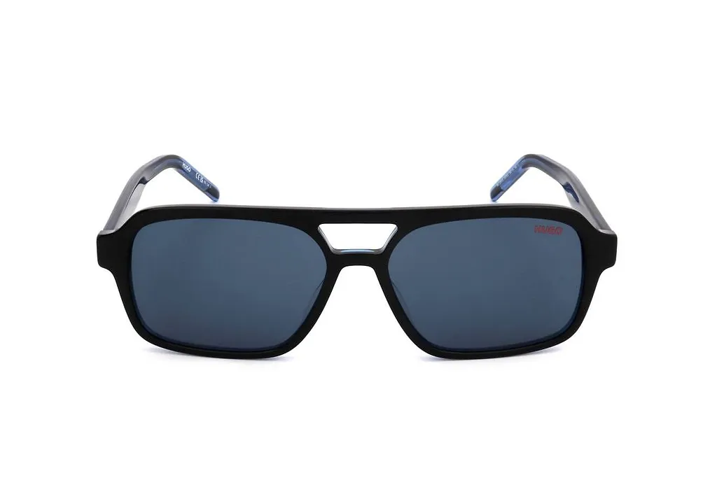 Hugo Rectangular Shield Sunglasses