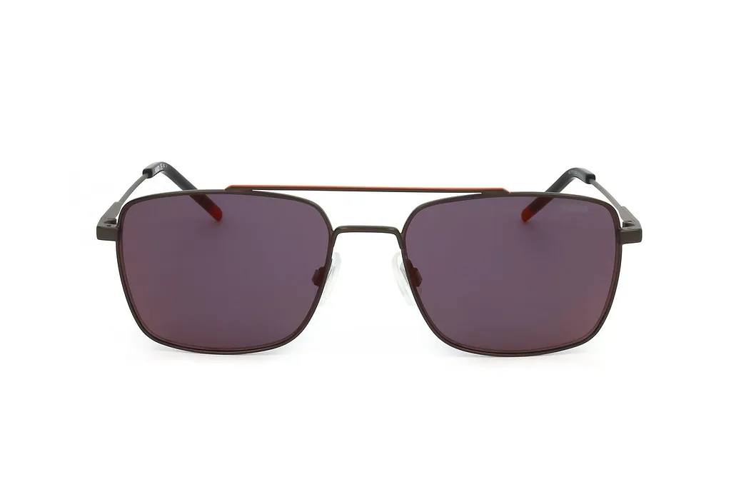 Hugo Rectangular Metal Sunglasses