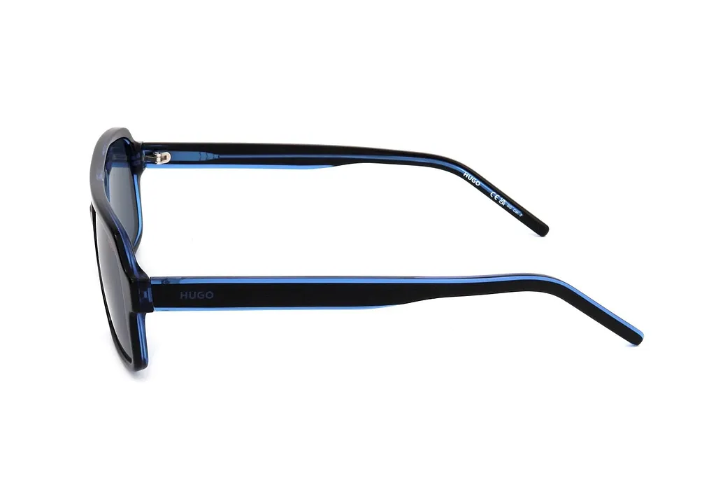 Hugo Rectangular Shield Sunglasses