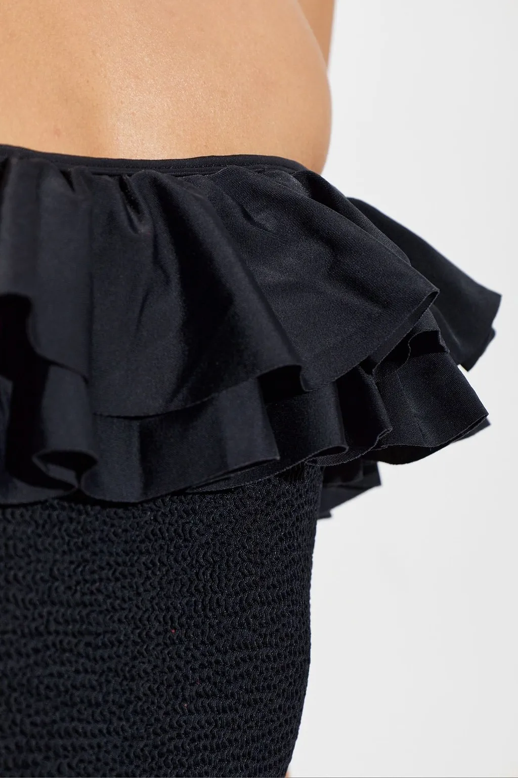 Eloise Ruffled Strapless Swimsuit