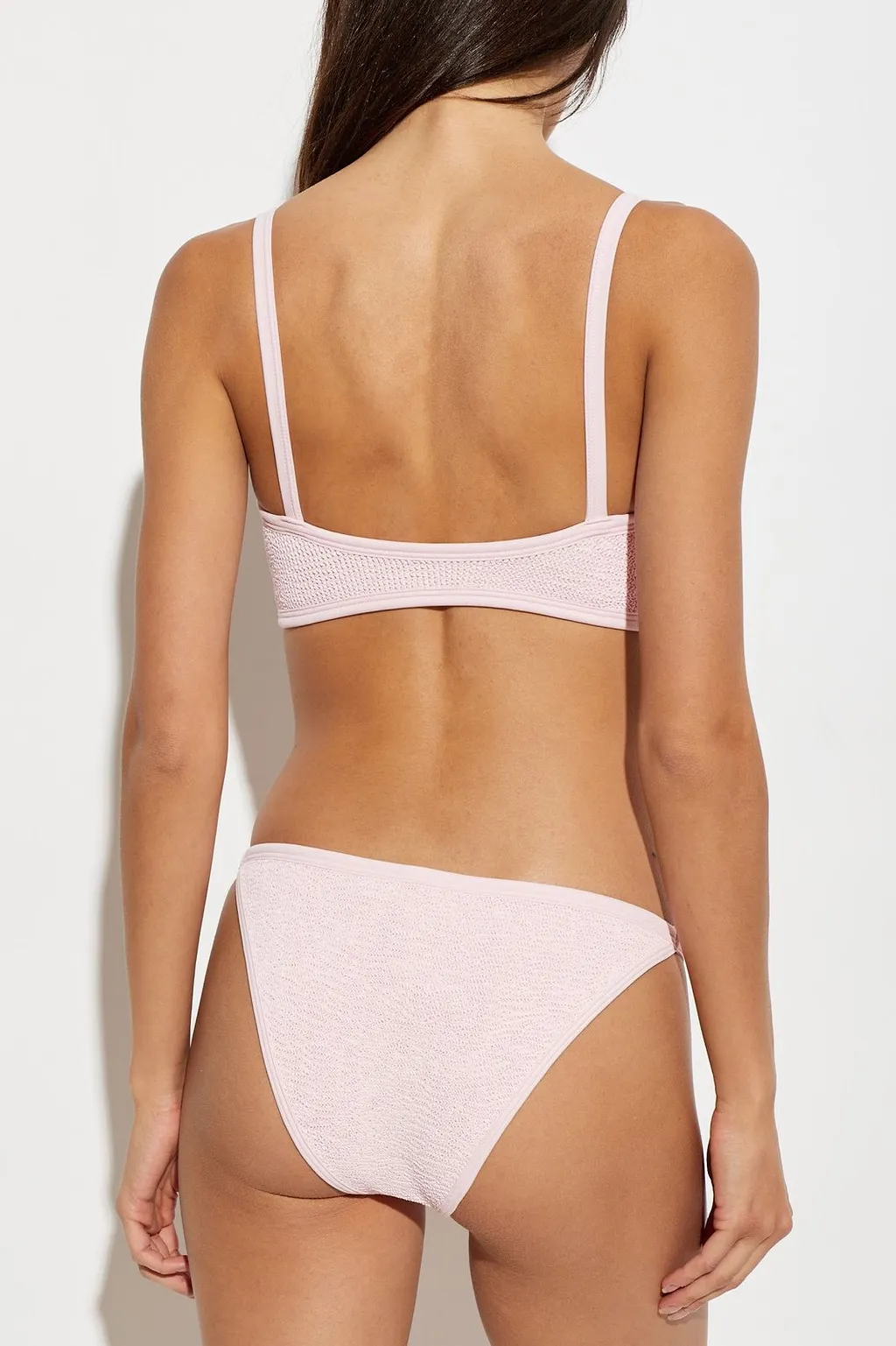Hunza G Iris Bikini With Gold Hoops