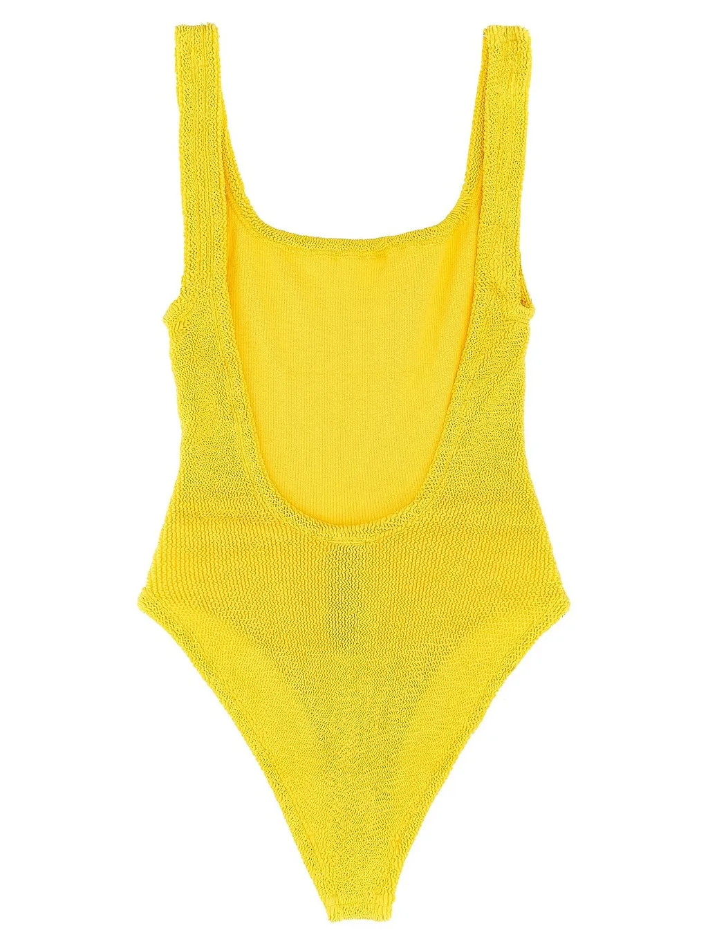 Hunza G Square Neck Crinkle Swimsuit