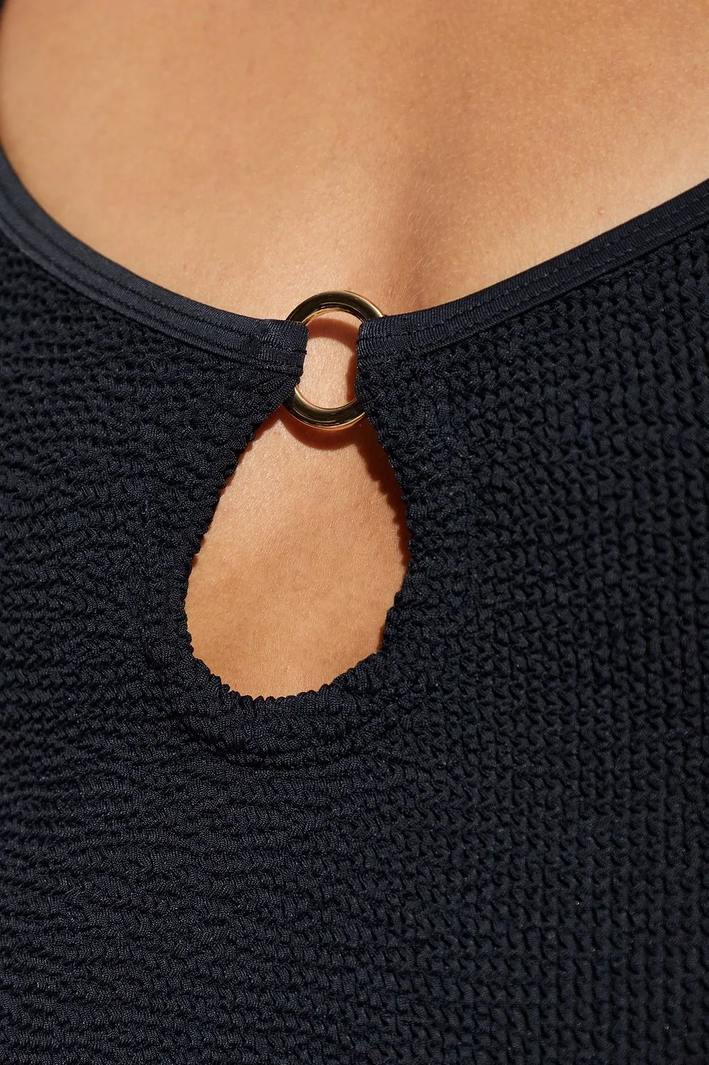 Hunza G Toni Ring Detail Swimsuit