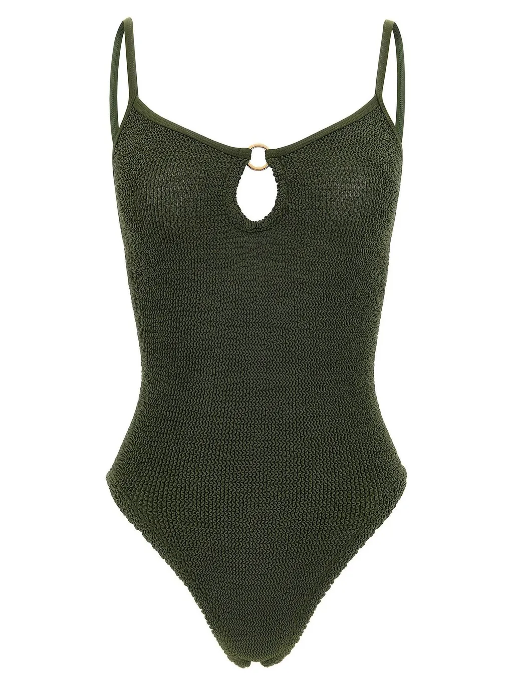 Hunza G Toni Textured One-Piece Swimsuit