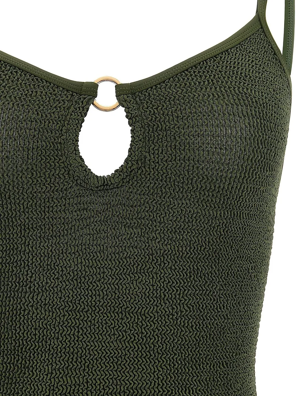 Hunza G Toni Textured One-Piece Swimsuit