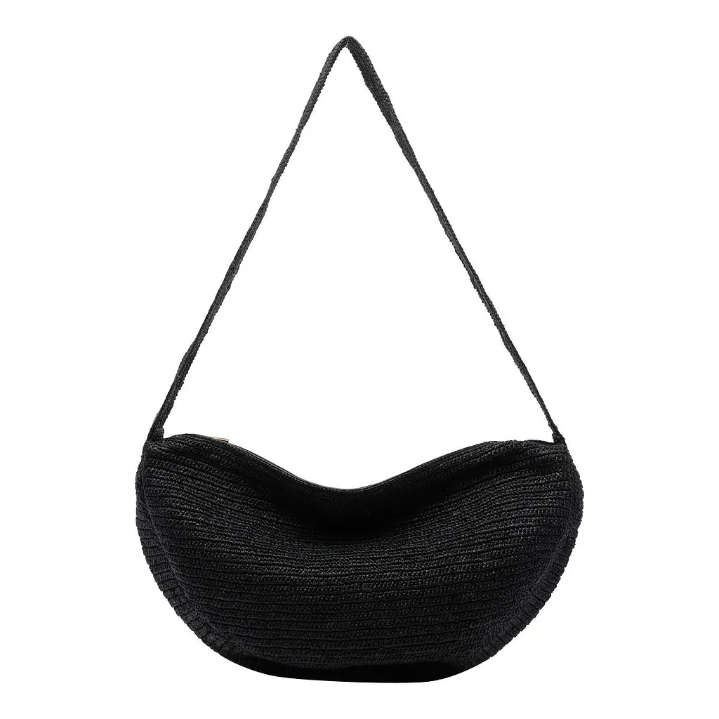Clip Zipped Shoulder Bag