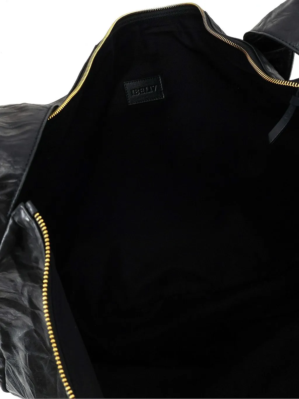 Crinkled Zip Shoulder Bag