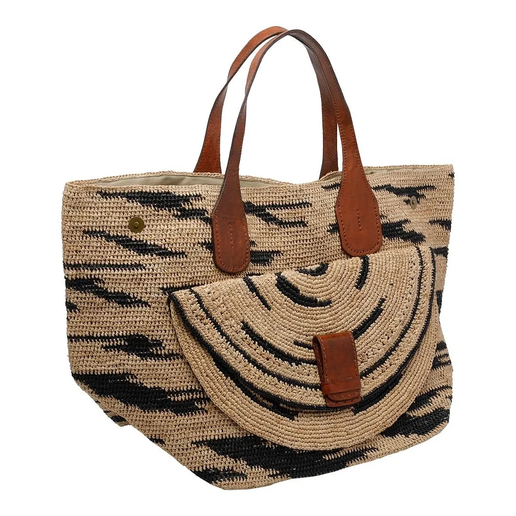 Laza Ii Zebra Pattern Handbag