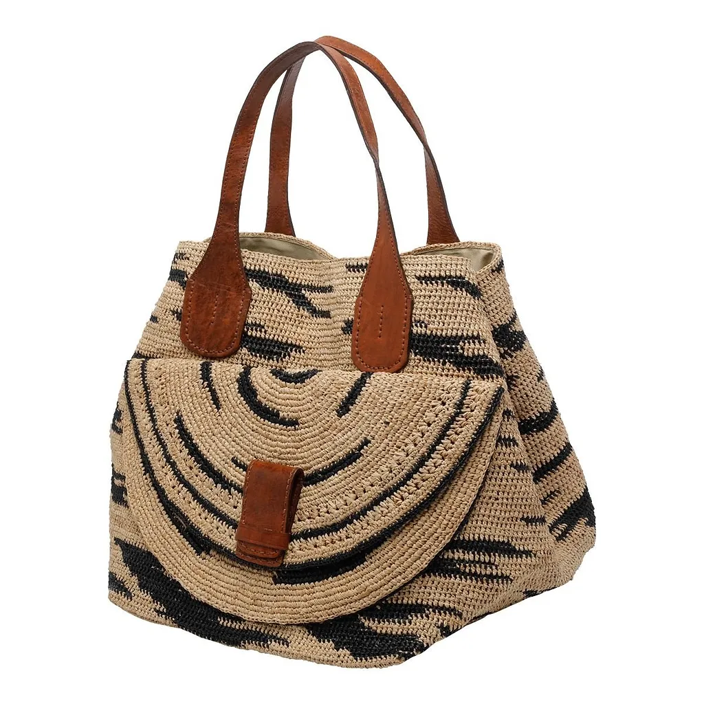 Laza Ii Zebra Pattern Handbag