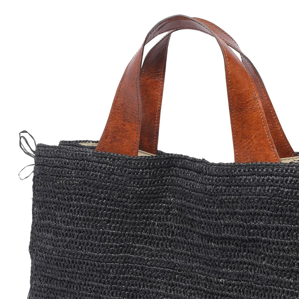 Onja Woven Fringed Tote Bag