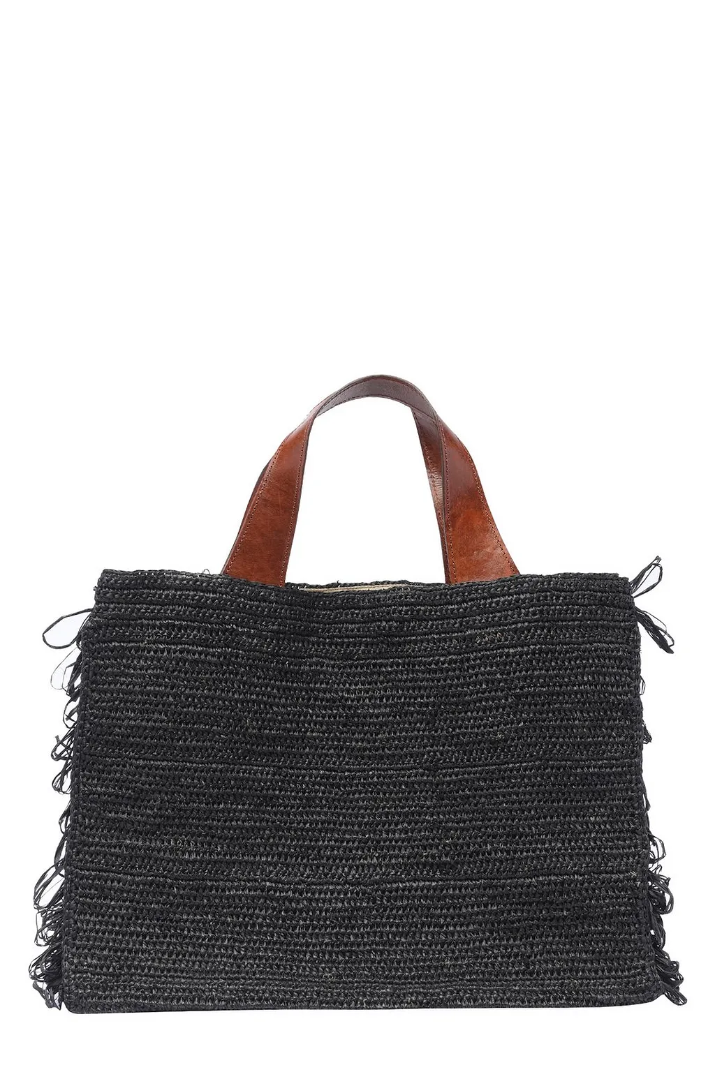 Onja Woven Fringed Tote Bag