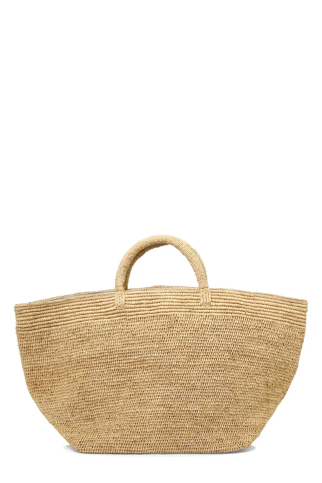 Ibeliv Vanilla Woven Top Handle Bag