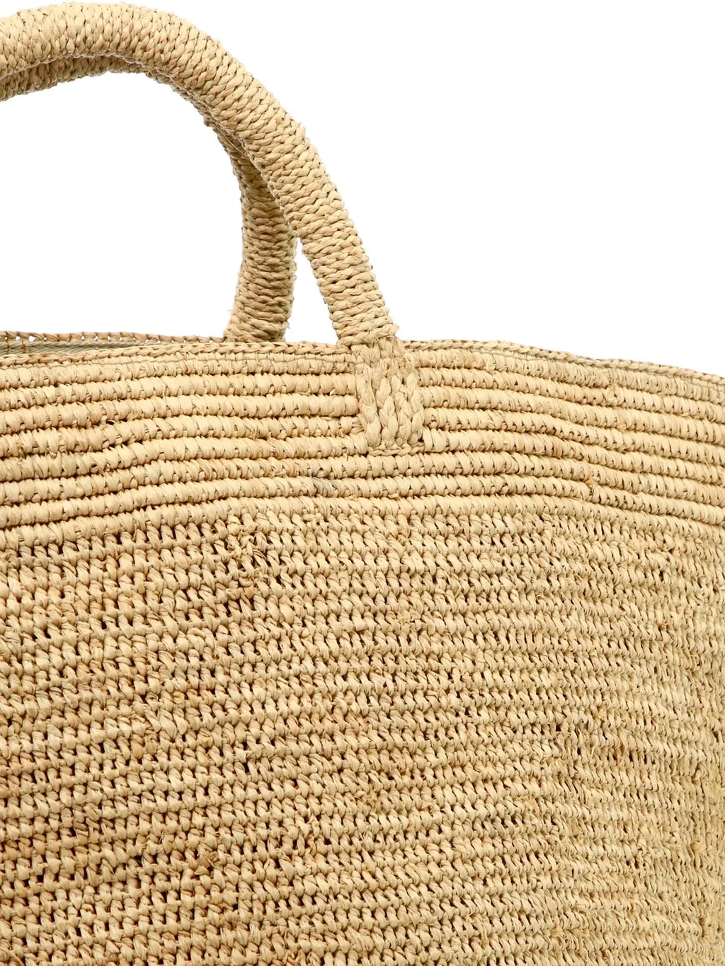 Ibeliv Vanilla Woven Top Handle Bag