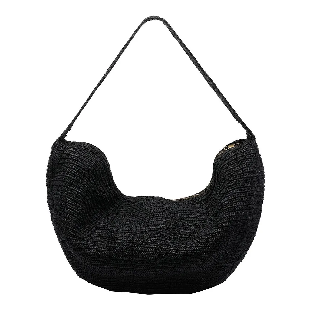 Vibe Woven Zipped Shoulder Bag