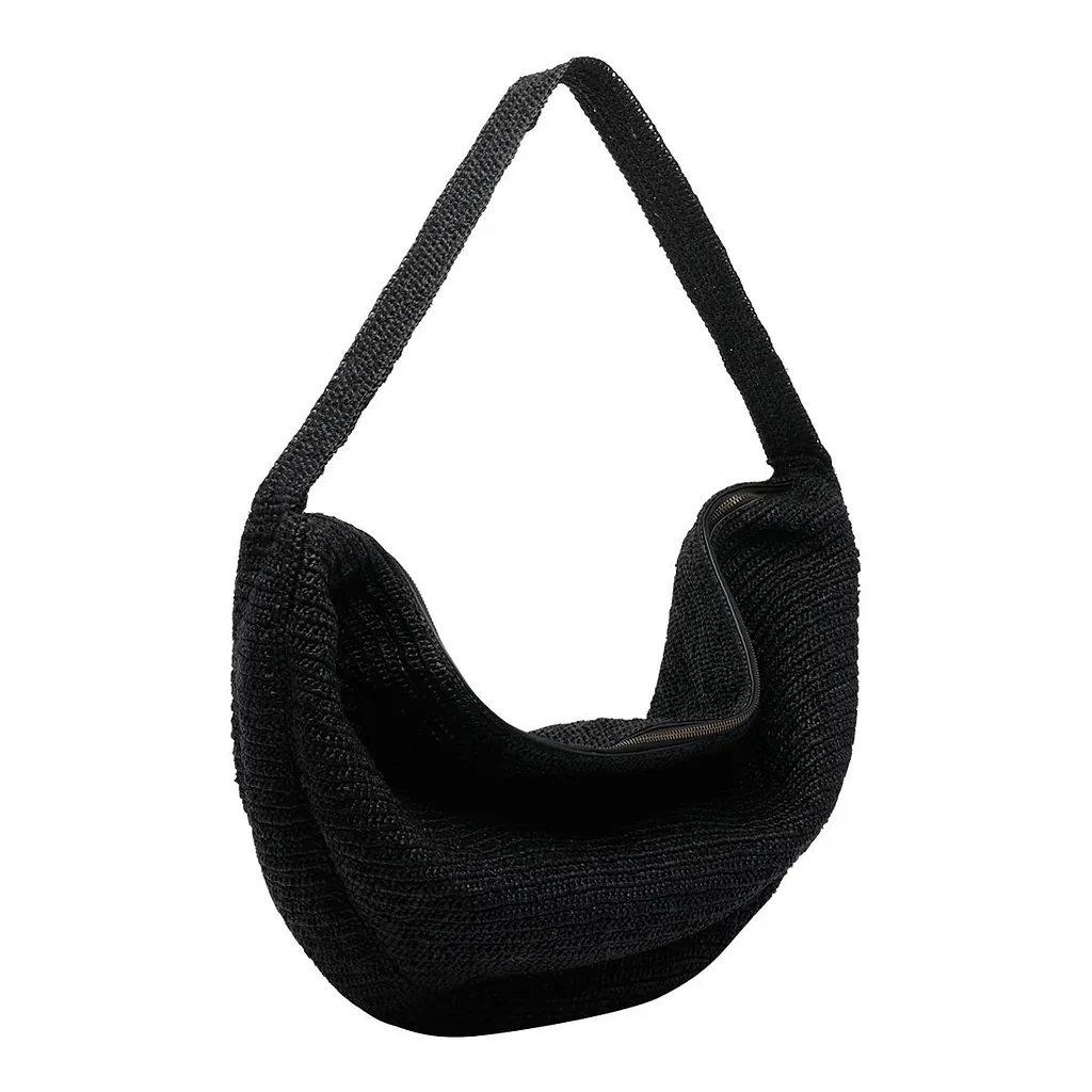 Vibe Woven Zipped Shoulder Bag