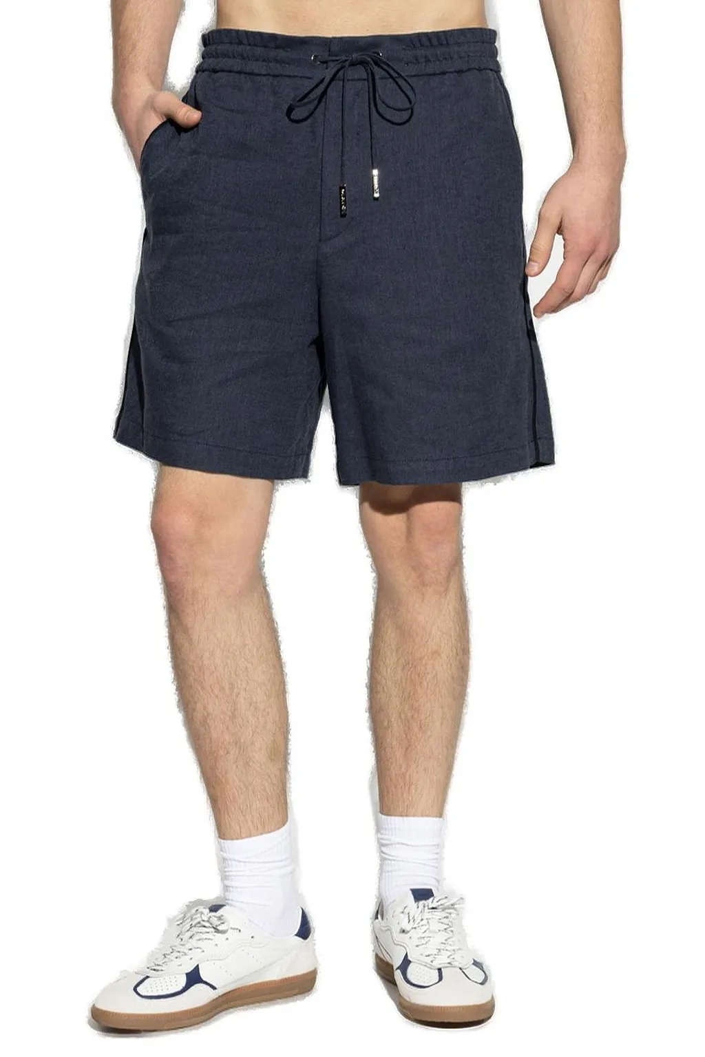 Iceberg Applique Drawstring Shorts