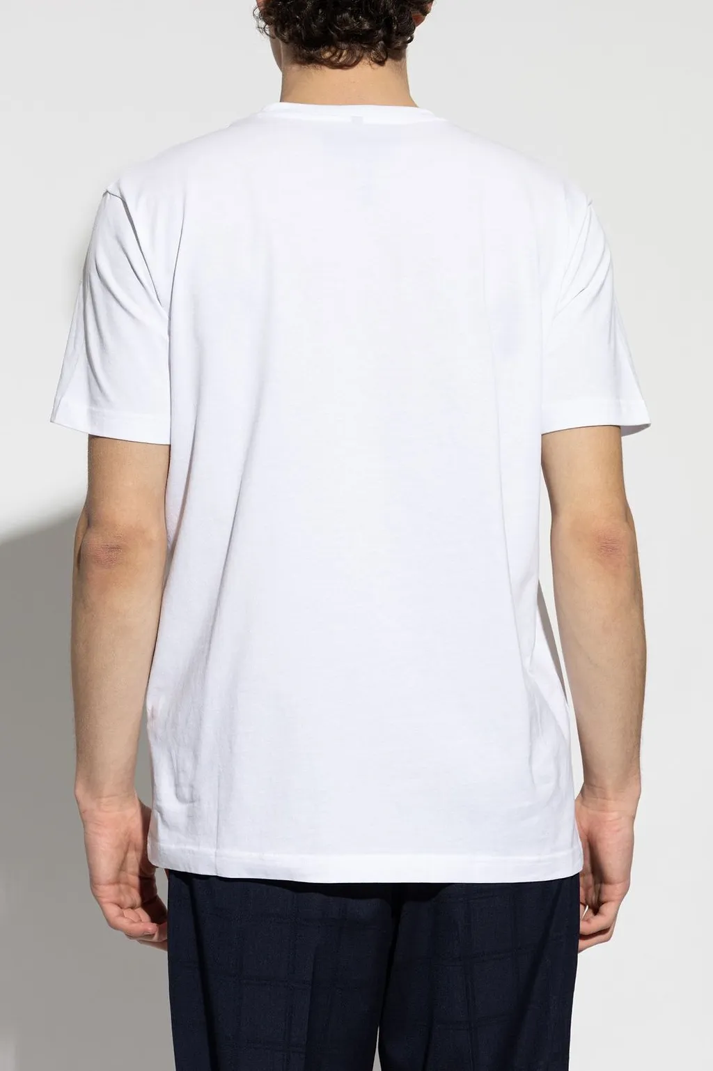 Iceberg Checked Logo Patch T-Shirt
