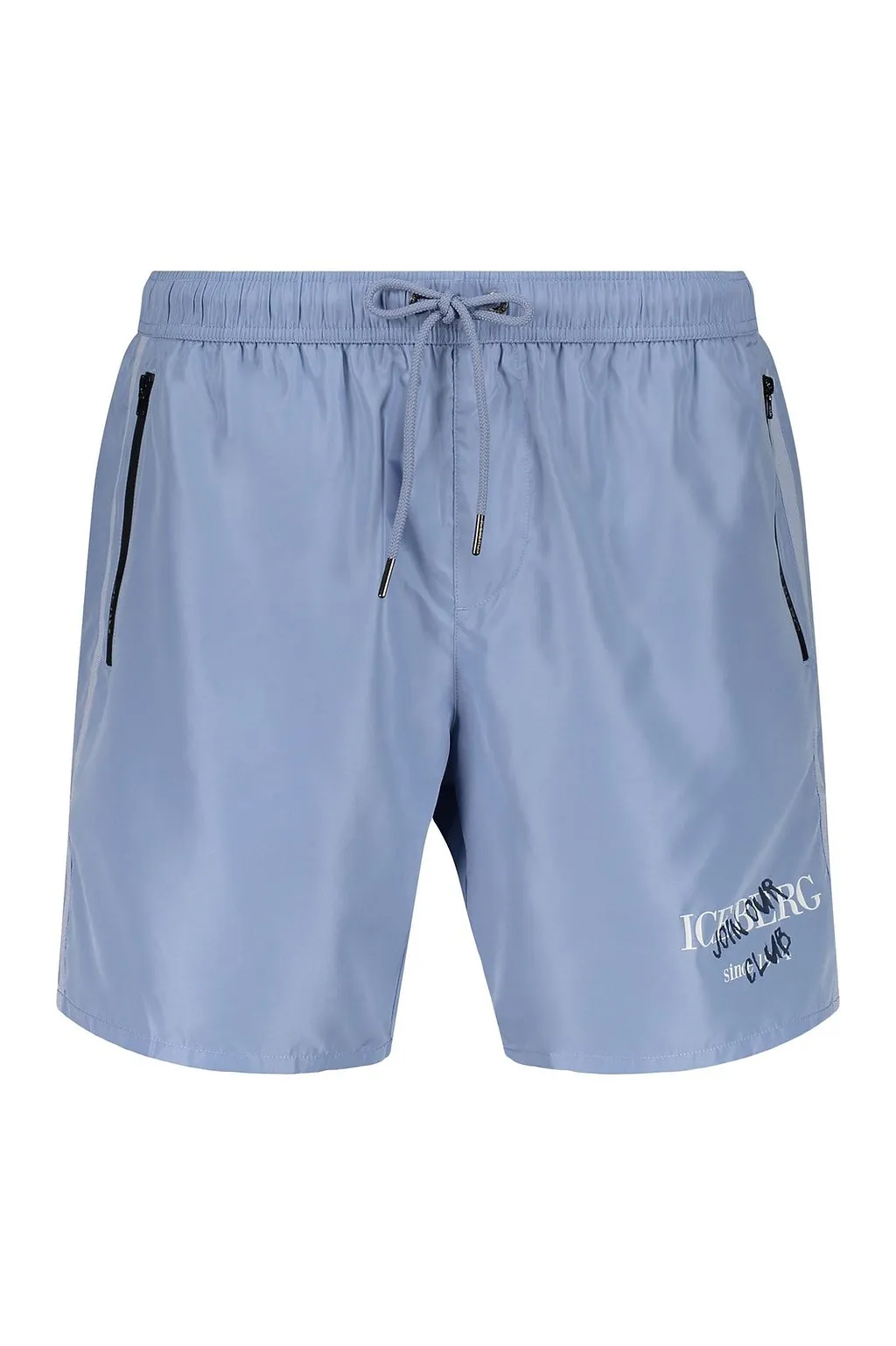 Iceberg Logo Drawstring Swim Shorts