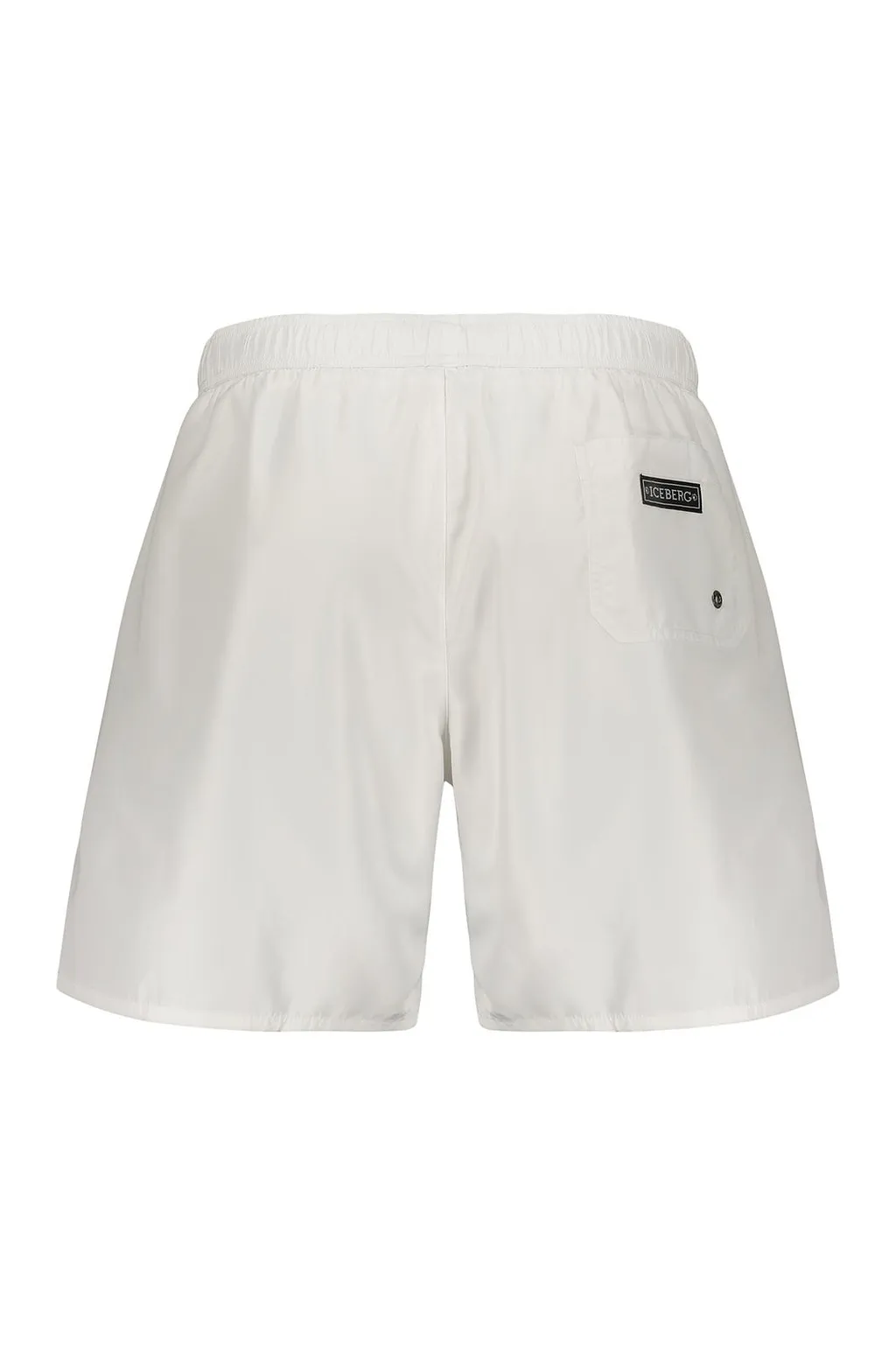 Iceberg Logo Drawstring Swim Shorts