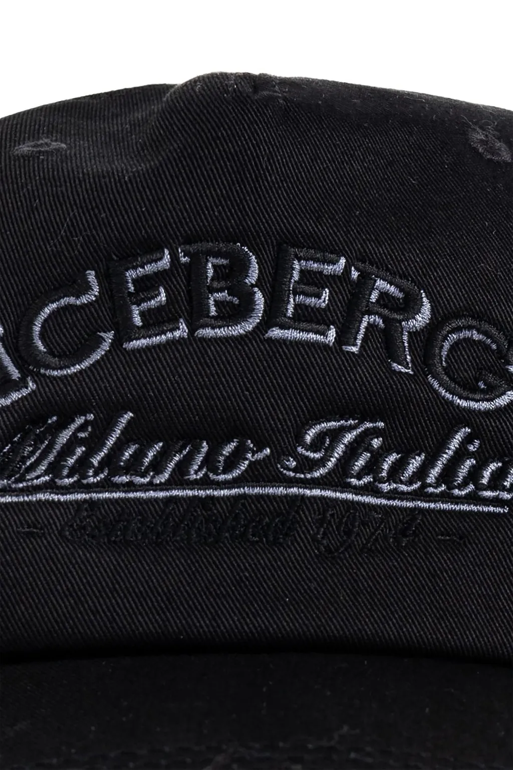 Iceberg Logo Embroidered Baseball Cap