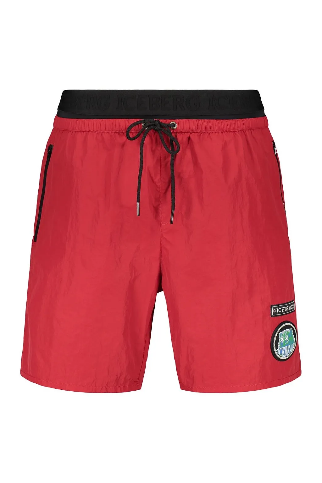 Iceberg Logo Patch Swim Shorts