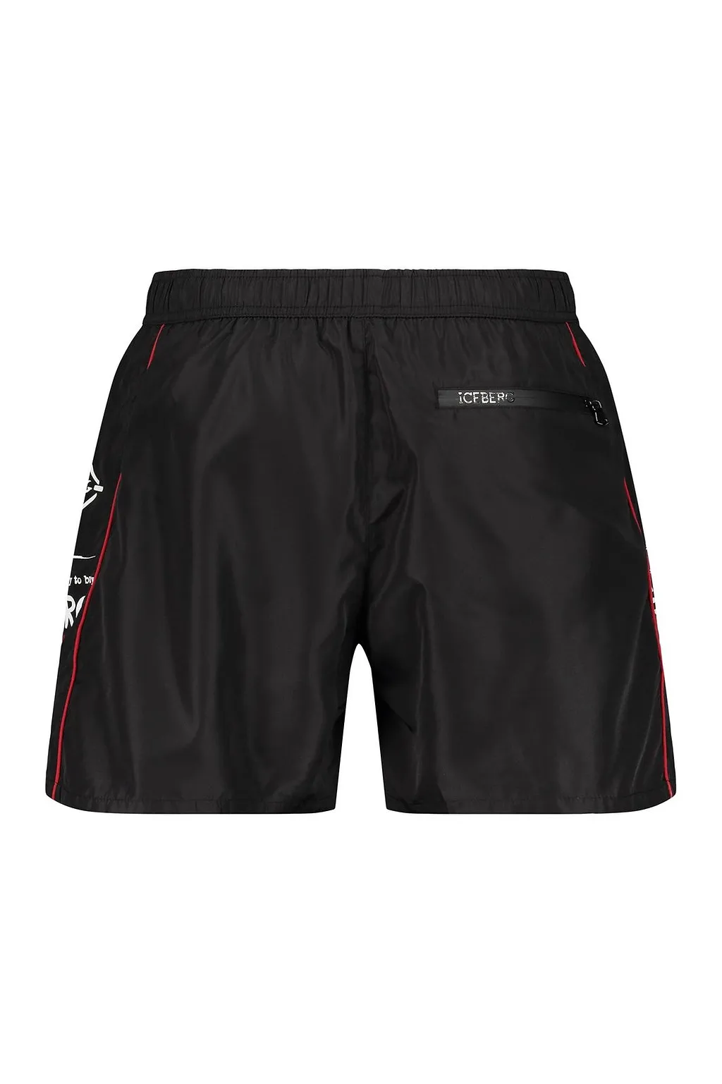 Iceberg Logo Trim Swim Shorts