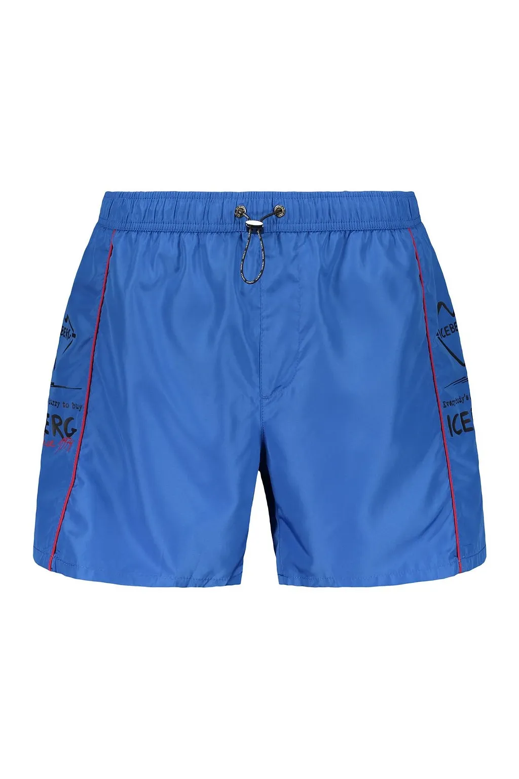Iceberg Logo Trim Swim Shorts