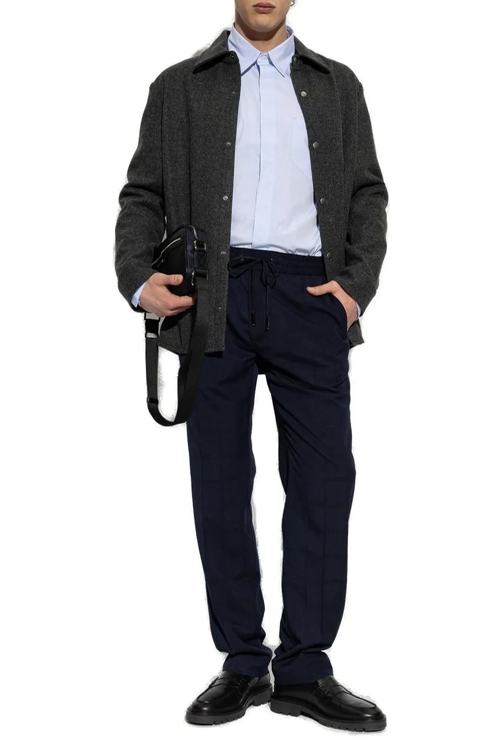 Iceberg Plaid Patterned Pleated Trousers