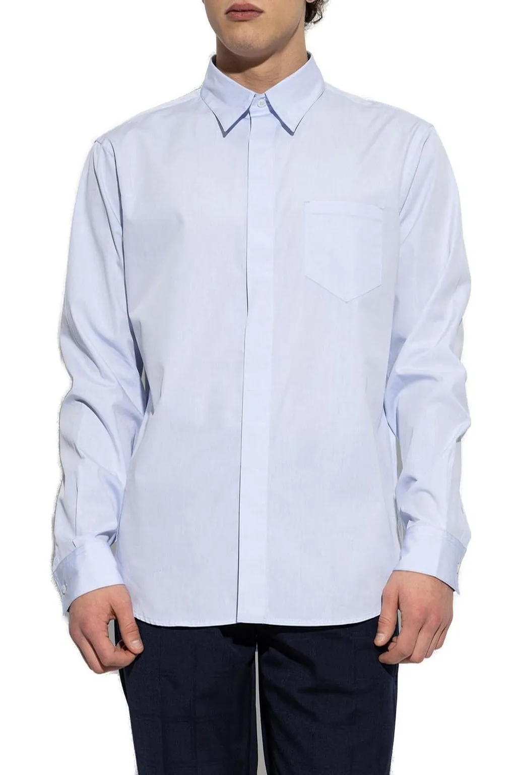 Iceberg Pocket Detailed Long-Sleeved Shirt