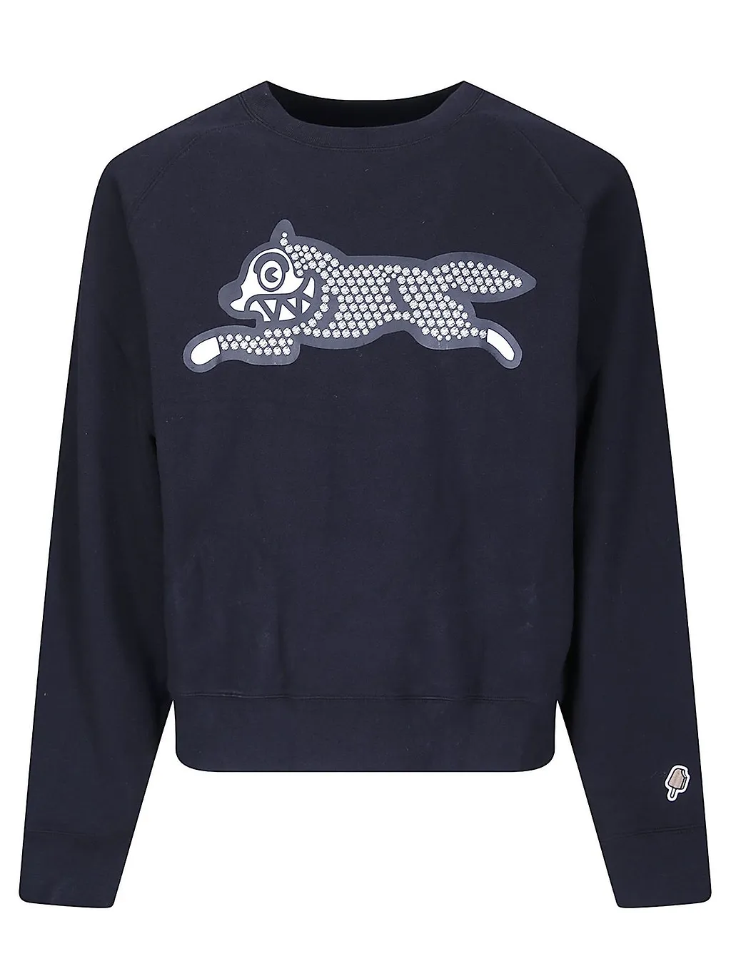 Icecream Glitter Running Dog Sweatshirt