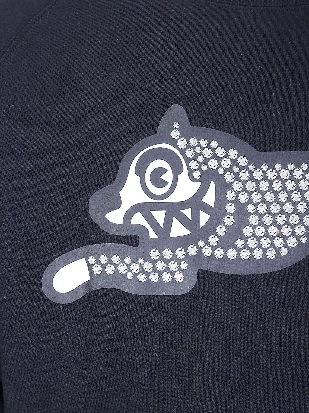 Icecream Glitter Running Dog Sweatshirt