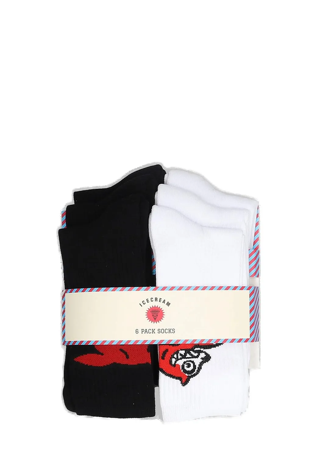 Icecream Logo Intarsia Socks