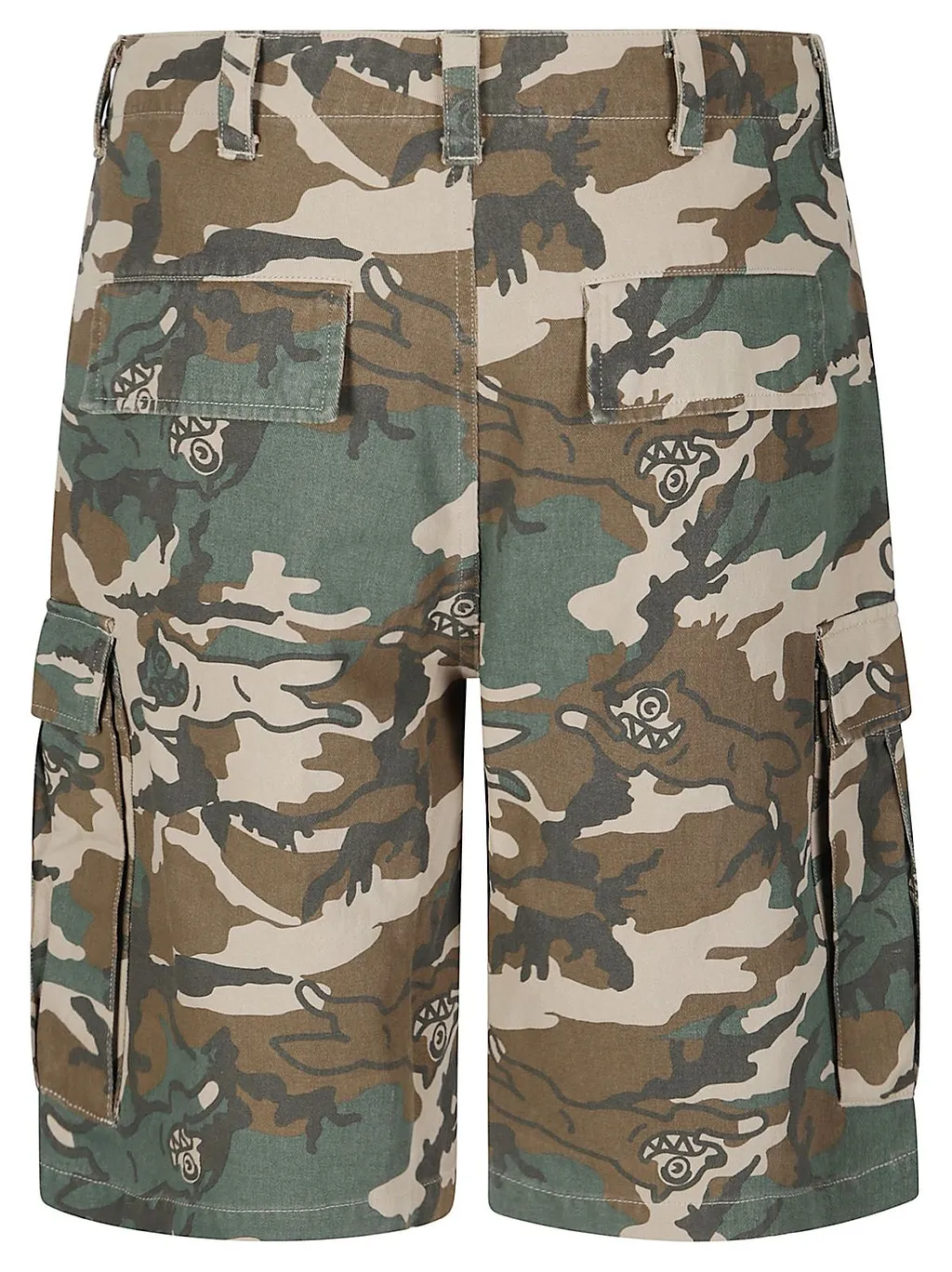 Running Dog Camo Cargo Shorts