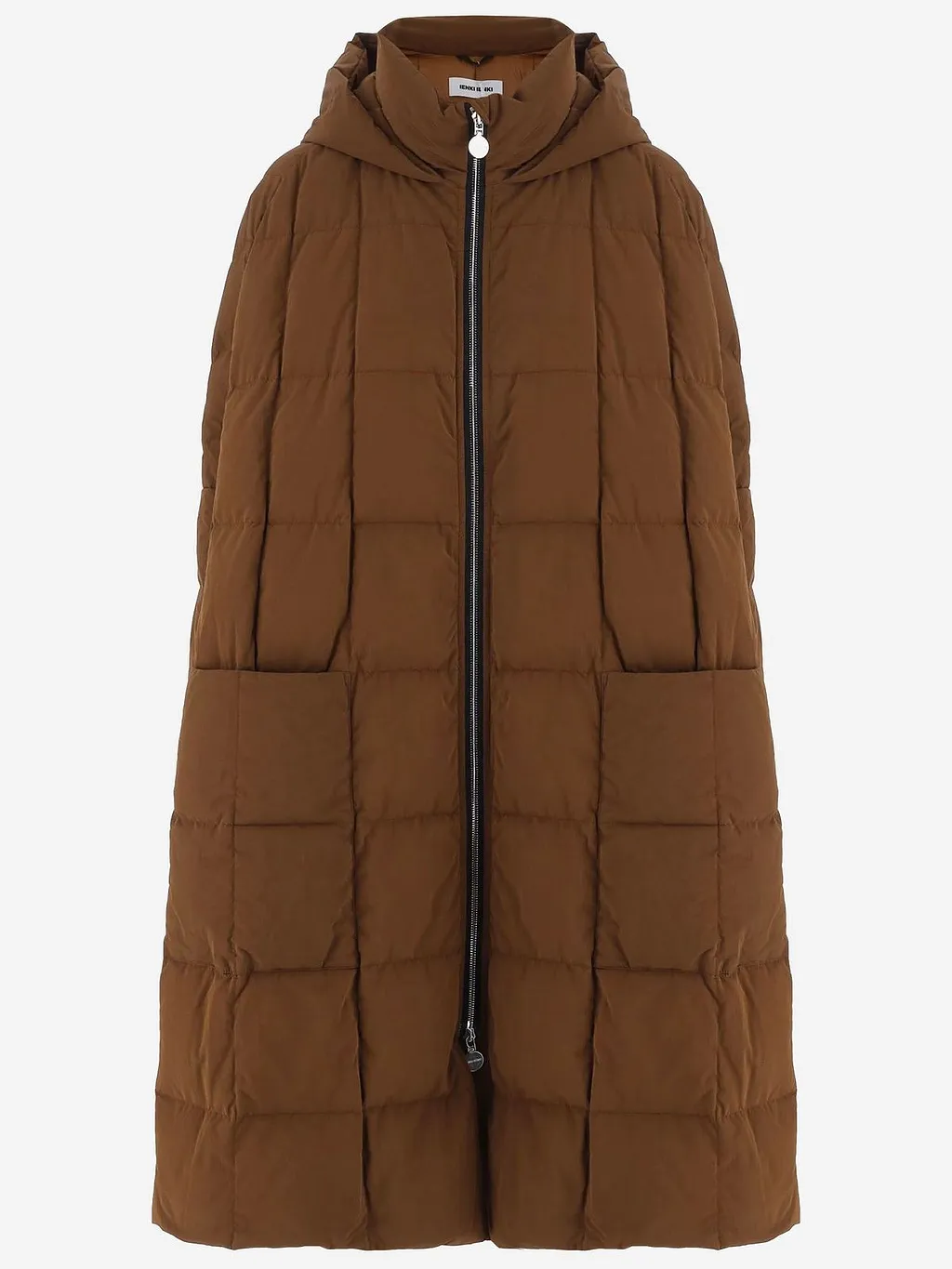 Pyramide Hooded Quilted Coat