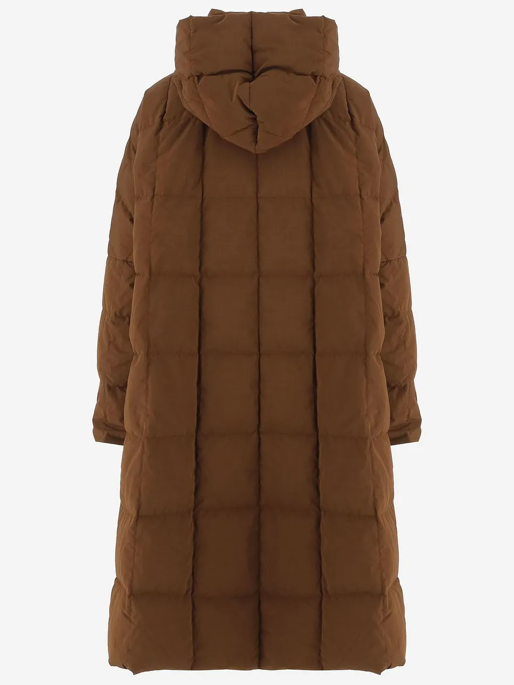 Pyramide Hooded Quilted Coat