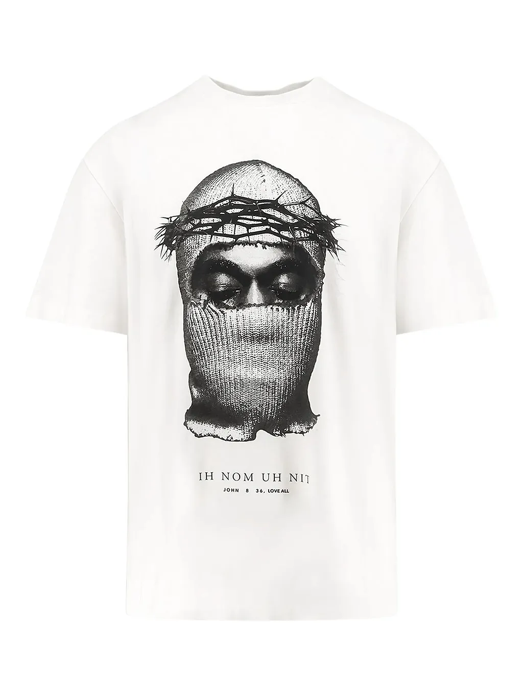 Ih Nom Uh Nit Logo Printed Crewneck T-Shirt