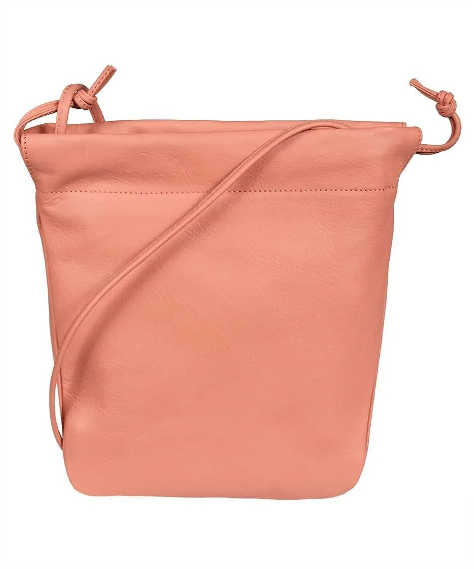 Il Bisonte Drawstring Leather Shoulder Bag