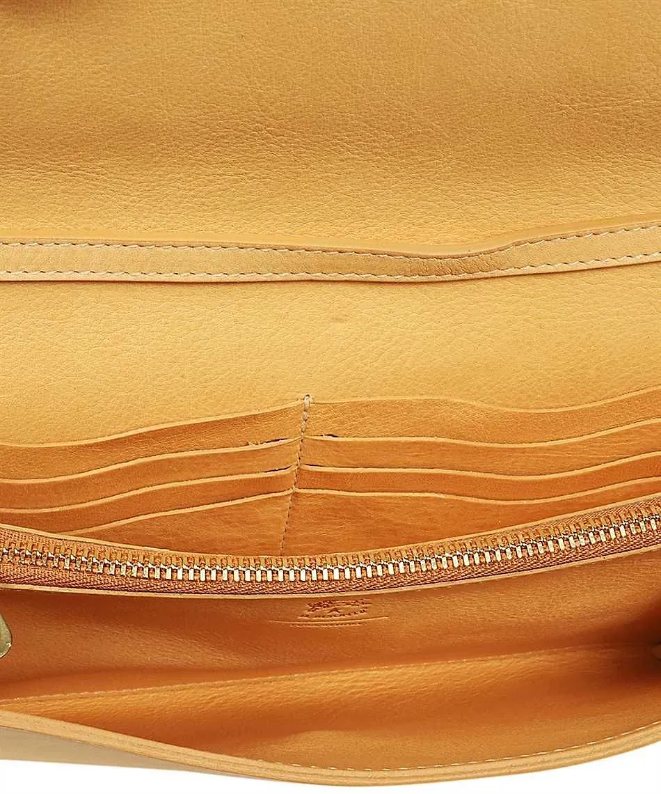 Il Bisonte Flap Strap Clutch Bag