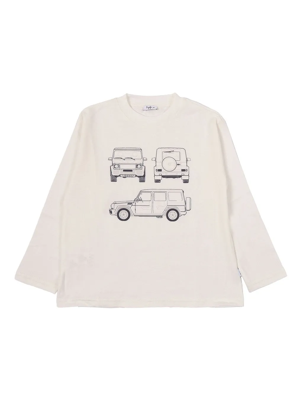 Il Gufo An Off-Road Vehicle Print Long-Sleeve T-Shirt