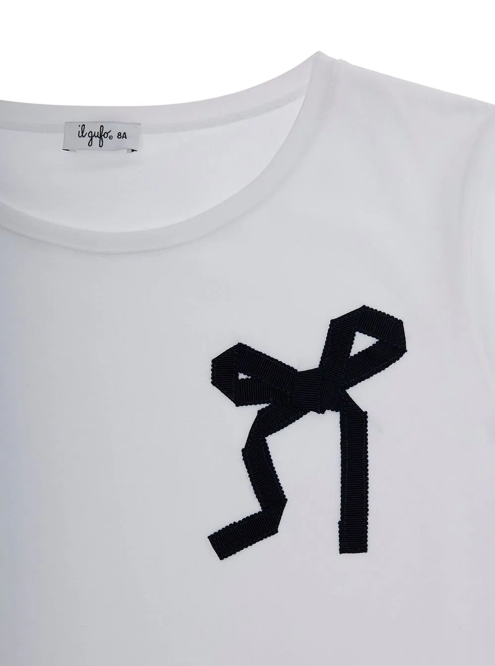 Il Gufo Applied Bow Jersey T-Shirt